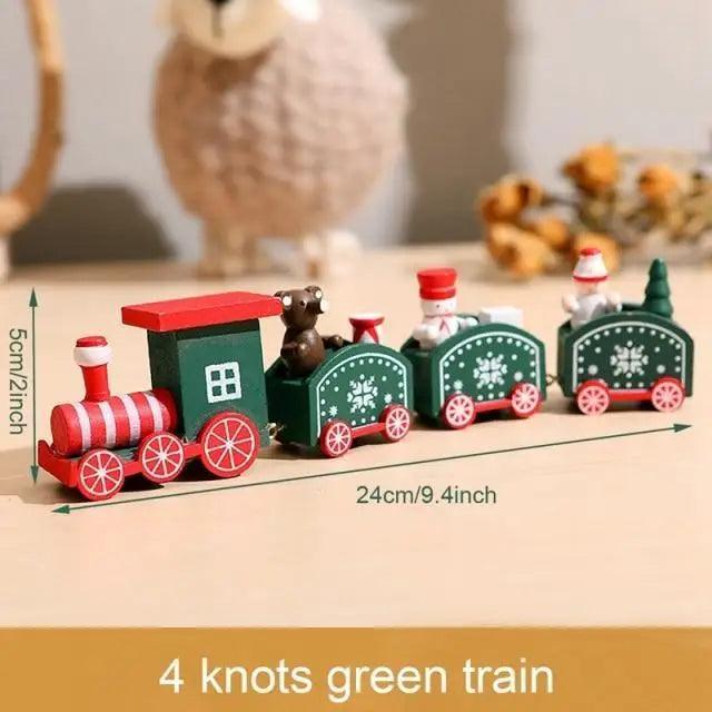Adventures Merry Christmas Wooden Train Ornament Christmas Decoration For Home Santa Claus Gift And New Year Xmas Decor - ALLURELATION - Adventures toys, attractive toy, best baby gift, Best decor kids room, Birthday Gifts, Christmas Decoration, Christmas Mini Train, colorful toys, Decoration For Home, Gift For kids, high quality toy, Hot selling toys, Learning train toy, Luxury toy, New year decoration, Ornament Christmas Decoration, party decoration, Santa Claus Gift, Wooden Train - Stevvex.com