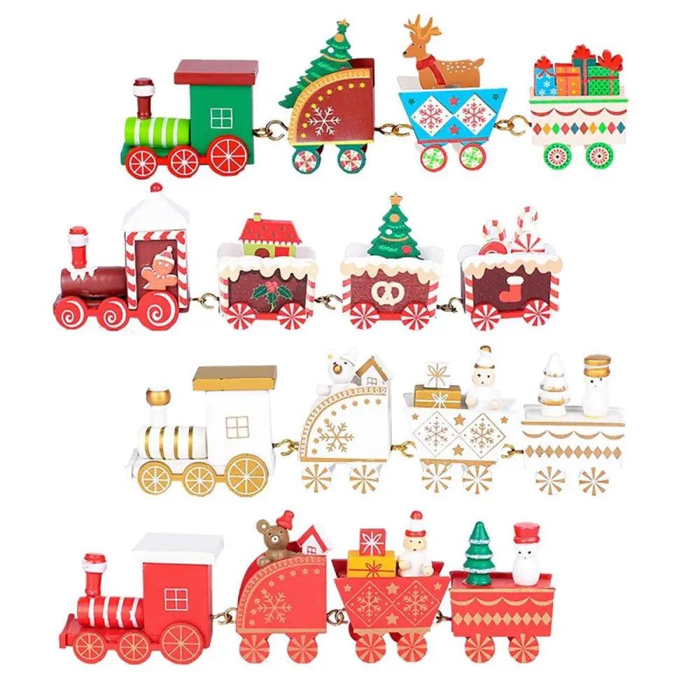 Adventures Merry Christmas Wooden Train Ornament Christmas Decoration For Home Santa Claus Gift And New Year Xmas Decor - ALLURELATION - Adventures toys, attractive toy, best baby gift, Best decor kids room, Birthday Gifts, Christmas Decoration, Christmas Mini Train, colorful toys, Decoration For Home, Gift For kids, high quality toy, Hot selling toys, Learning train toy, Luxury toy, New year decoration, Ornament Christmas Decoration, party decoration, Santa Claus Gift, Wooden Train - Stevvex.com