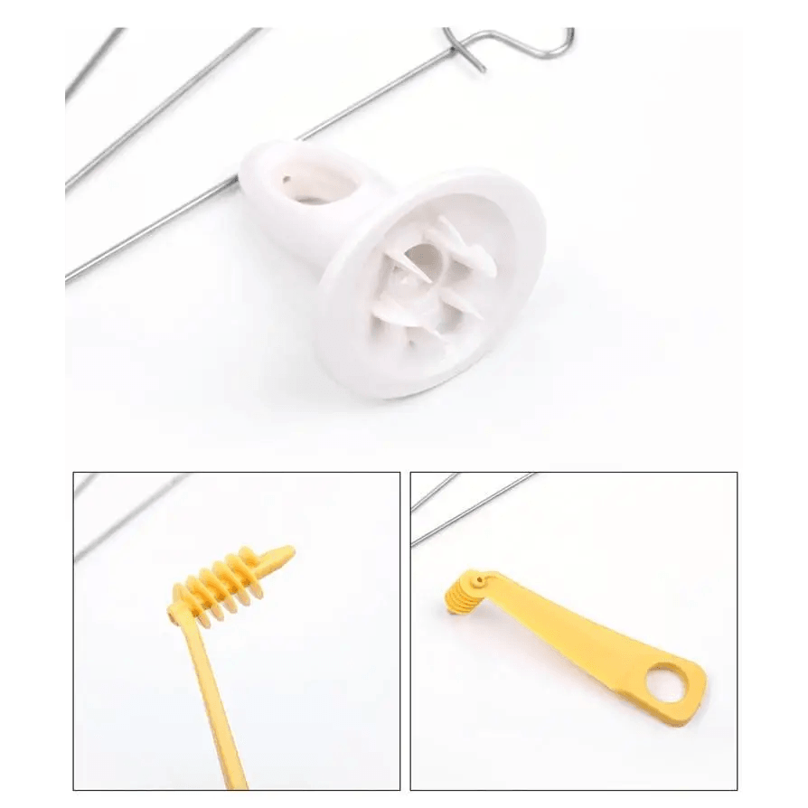 Amazing 2PC Potato Spiral Cutter Cucumber Slicer Kitchen Accessories Vegetable Spiralizer Spiral Potato Cutter Slicer