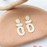 Attractive Geometric Round Square Acrylic Earrings for Women And Girls - Unique Design Long Dangle Drop Earrings - 11