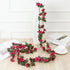 Beautifully Designed 250CM Rose Artificial Flowers Christmas Garland for Wedding Home Room Decoration Spring Autumn
