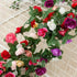 Beautifully Designed 250CM Rose Artificial Flowers Christmas Garland for Wedding Home Room Decoration Spring Autumn