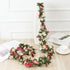 Beautifully Designed 250CM Rose Artificial Flowers Christmas Garland for Wedding Home Room Decoration Spring Autumn