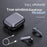 Black Bluetooth - Compatible Wireless Bass Ear Buds Stereo Headphone With Mic Touch Control Bluetooth Lightweight