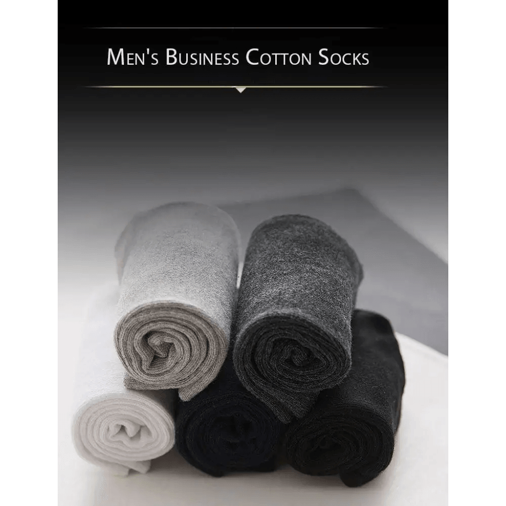 Business Simple White Cotton Socks 10 Pairs Men Breathable Socks Spring Summer Socks for Men Heavy Duty Reinforced