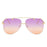 Metal Rimless Sunglasses for Men and Woman  Mirror Fashion  Trendy Pilot  Sun Glasses UV Protector Gradient Eyewear