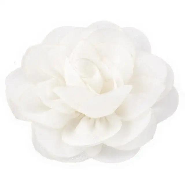 Charming Rose Flower Chiffon Folded Hair Clips For Girls Unique Kids Hair Accessories Classic Cute Design Hair Clip - 2