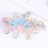 Charming Shiny Rhinestone Flower Hair Clip For Women Fashion Beautiful Multicolor Hairpins New Design Hair Clips
