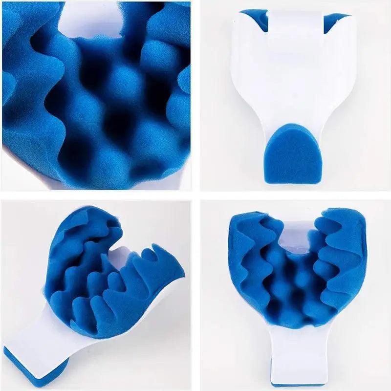 Chiropractic Neck Pillow Massager for Pain relief and Relaxation - Neck Support Orthopedic Pillow Neck Shoulder Relaxer - ALLURELATION - Chiropractic Neck Pillow, massage pillow, Muscle Relaxer, neck pillow, orthopedic pillow, pain reliefing pillow, pillow for car, pillow massager, pillow under the neck, Travel pillow - Stevvex.com