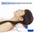 Chiropractic Neck Pillow Massager for Pain relief and Relaxation - Neck Support Orthopedic Pillow Neck Shoulder Relaxer - ALLURELATION - Chiropractic Neck Pillow, massage pillow, Muscle Relaxer, neck pillow, orthopedic pillow, pain reliefing pillow, pillow for car, pillow massager, pillow under the neck, Travel pillow - Stevvex.com