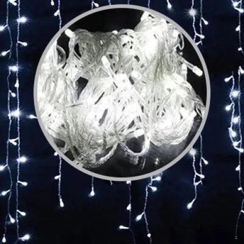 Classic And Charming Christmas LED Lights Waterfall Outdoor Decoration 5M droop 0.4 - 0.6m Led Lights Curtain String