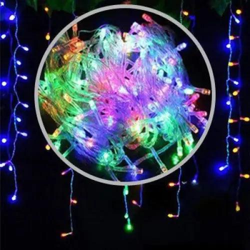 Classic And Charming Christmas LED Lights Waterfall Outdoor Decoration 5M droop 0.4 - 0.6m Led Lights Curtain String