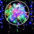 Classic And Charming Christmas LED Lights Waterfall Outdoor Decoration 5M droop 0.4 - 0.6m Led Lights Curtain String