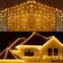 Classic And Charming Christmas LED Lights Waterfall Outdoor Decoration 5M droop 0.4 - 0.6m Led Lights Curtain String
