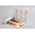 Colorful Roll Up Pencil Case Canvas Flowers Style Colored Pencils Wrap Multi - Purpose Pen Holder Cute Case