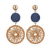 Copy of Trendy Exquisite Metal Dangle Drop Earrings for Women And Girl Fashionable Round And Long Earrings Female