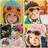 Cute Cartoon Winter Warm Baby Earflap Full Cover Beanies Classic Fur Soft Baby Hats For Girls And Boys Winter Beanies
