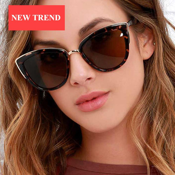 Luxury Modern Luxury Cateye  Woman Vintage Classic Gradient Lady Sunglassese  With  UV400 Protection