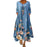 Dress 2021 summer style European and American fashion popular printed long sleeved dress female ins online trend hot sale B060 - Stevvex - - Stevvex.com