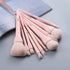 Durable 10pcs Natural Hair Colorful Makeup Brushes Professional Foundation Powder Blush Eyeshadow Eyebrow Blending