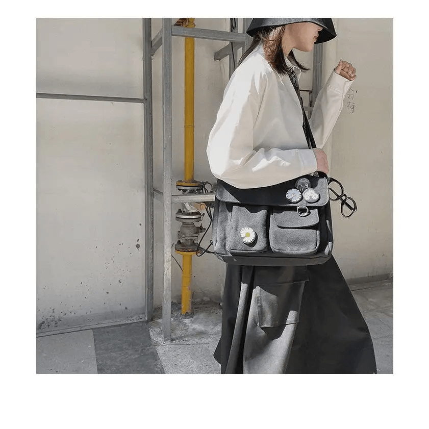 Durable Canvas Diagonal Cross Bag Youth Fashion And Casual Version Ladies Large Capacity Shoulder Bag For Women And Girls - ALLURELATION - 575, Anti-theft Shoulder Bag, Bags, Bags for Girls, Bags for Ladies, Bags For Teenagers, Bags For Women, Bags in Demand, Bags in Sale, Best Selling Bags, Birthday Gift, Black Bag, Book Bag, Canvas Handbags, Casual Ladies bags, Cross Body Bags, Hot sale Bags, Large Capacity Bags, Luxury Bags, School Bags, Vintage Style Shoulder Bags, Youth Fashion bags - Stevvex.com