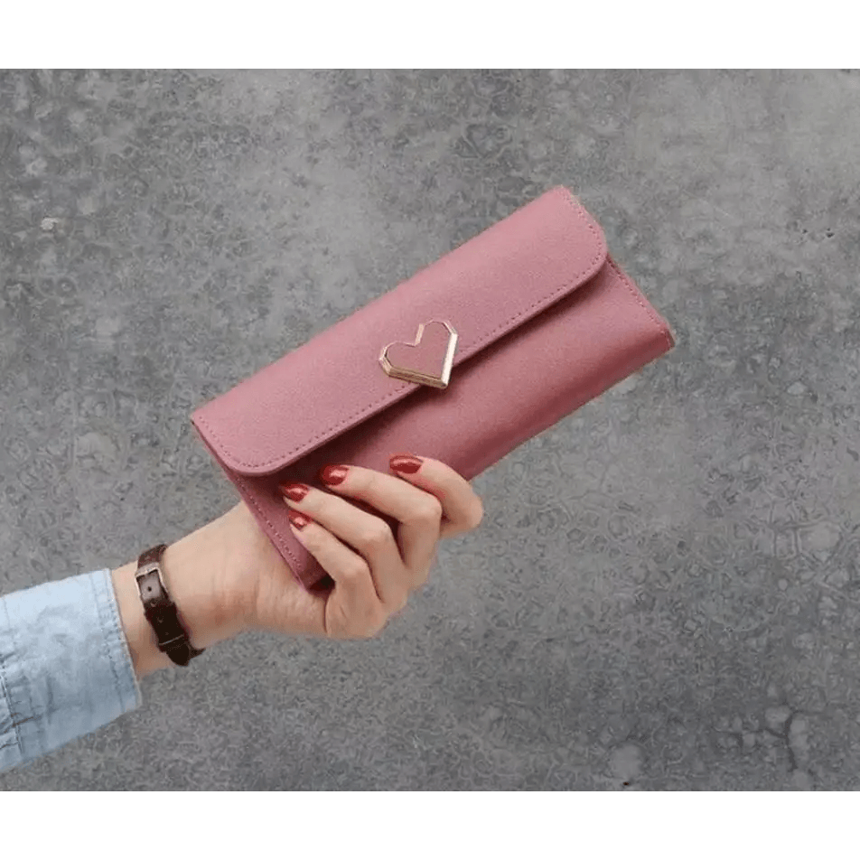 Durable Purses Luxury Love Heart Wallets For Ladies And Girls Smart Money Pocket, Card Holder Female Wallets And Phone Clutch Bag - ALLURELATION - 575, Bags, Bags for Girls, Bags for Ladies, Birthday Gift, Card Holders Girl Handbag, Clutch Bag, Clutches, Designer Female Bags, Gift Bags, Hot sale Bags, Luxury Bags, Luxury Love Heart Wallets, Matching Bags, Modern Bags, Pocket Card Holder, Vintage Style Bags - Stevvex.com