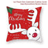 Elegance Merry Christmas Cushion Cover Santa Claus Elk Christmas Decoration For Home Christmas Ornaments Gift - 27