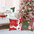 Elegance Merry Christmas Cushion Cover Santa Claus Elk Christmas Decoration For Home Christmas Ornaments Gift