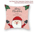 Elegance Merry Christmas Cushion Cover Santa Claus Elk Christmas Decoration For Home Christmas Ornaments Gift - 25