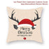 Elegance Merry Christmas Cushion Cover Santa Claus Elk Christmas Decoration For Home Christmas Ornaments Gift - 19