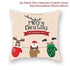 Elegance Merry Christmas Cushion Cover Santa Claus Elk Christmas Decoration For Home Christmas Ornaments Gift - 12