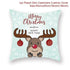Elegance Merry Christmas Cushion Cover Santa Claus Elk Christmas Decoration For Home Christmas Ornaments Gift - 30