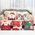 Elegance Merry Christmas Cushion Cover Santa Claus Elk Christmas Decoration For Home Christmas Ornaments Gift