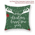 Elegance Merry Christmas Cushion Cover Santa Claus Elk Christmas Decoration For Home Christmas Ornaments Gift - 32