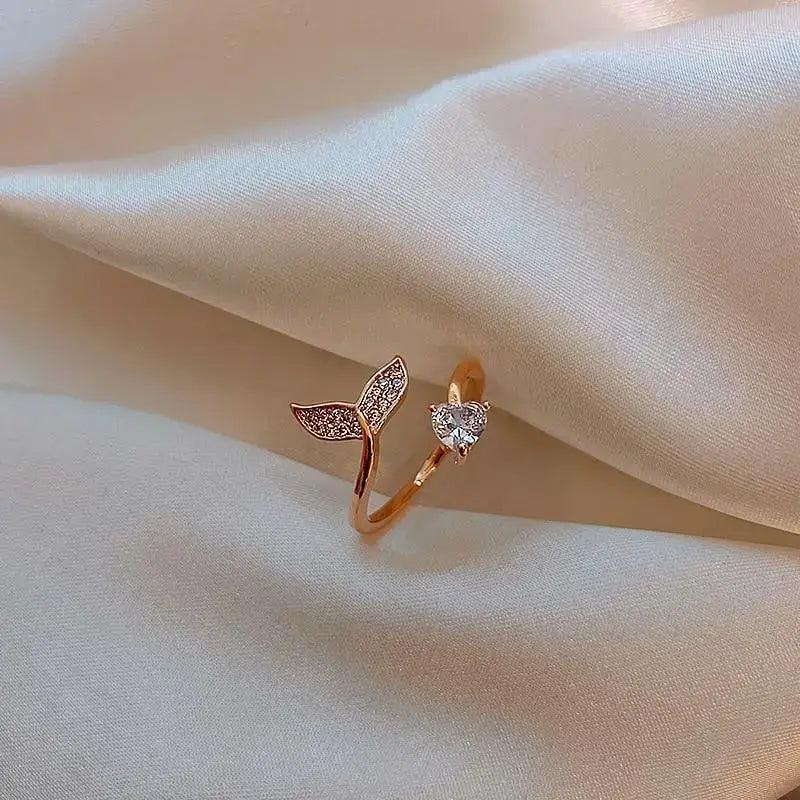 Elegant Stainless Steel Rings For Women And Girls - Unique Design Female Engagement And Wedding Rings - ALLURELATION - 571, adjustable ring, Antique Jewelry, best selling rings, Butterfly Ring Set, chunky rings, contemporary gold ring, delicate rings, elegance rings, elegant jewelry, everyday rings, fashionable jewelry, fashionable rings, fashionable rings set, gift rings, Jewelry, matching rings, rings, vintage jewelry, vintage style rings, wedding jewelry, weddings rings, weddings rings set - Stevvex.com