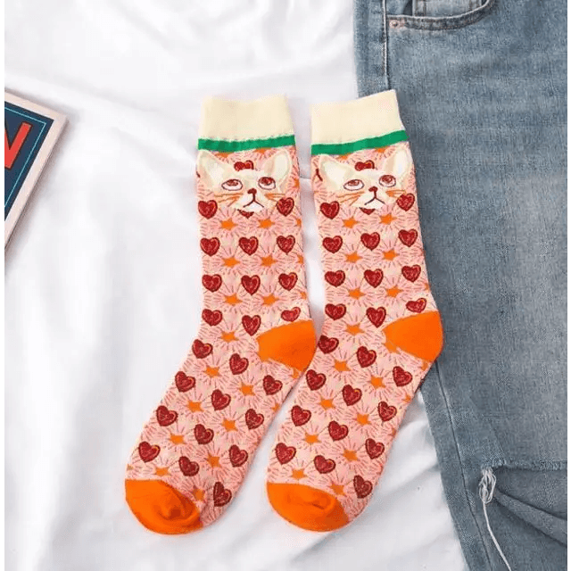 2021 Fashion Colorful Print Socks Women Mushroom Spring Woman Socks Cotton Socks For Women - Treko - 2021 trends, birthday gifts, birthday socks, comfortable socks, fashion 2021, fashionable socks, latest socks, new trend 2021, SOCKS, socks 2021, socks for women, stylish socks, trends 2021, trendy socks, trendy socks 2021, trendy women socks, unisex socks, women socks 2021, women trendy socks- Stevvex.com