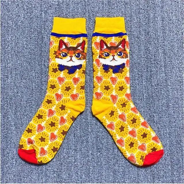 2021 Fashion Colorful Print Socks Women Mushroom Spring Woman Socks Cotton Socks For Women - Treko - 2021 trends, birthday gifts, birthday socks, comfortable socks, fashion 2021, fashionable socks, latest socks, new trend 2021, SOCKS, socks 2021, socks for women, stylish socks, trends 2021, trendy socks, trendy socks 2021, trendy women socks, unisex socks, women socks 2021, women trendy socks- Stevvex.com