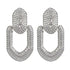 Gorgeous Gold Textured Large Pendant Women’s Earrings Unique Metal Brilliant Drop Earrings for Women And Girls - 19