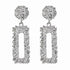 Gorgeous Gold Textured Large Pendant Women’s Earrings Unique Metal Brilliant Drop Earrings for Women And Girls