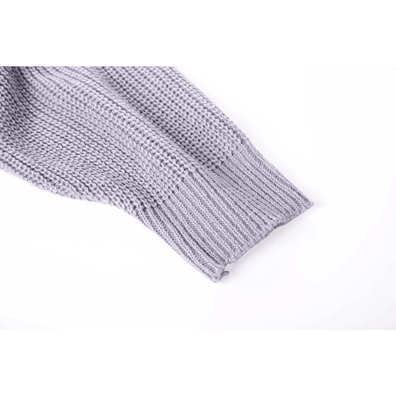 Hot Look Stylish Women’s Knitted Cardigans Sweater Fashionable Autumn Long Sleeve Loose Coat Casual Button Thick V