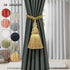 Tassels Curtain Tieback Gold Hanging Ball Braid Rope Holdback Window Drape Room Accessories Curtains Holder Buckle Strap European Style High-Grade Curtains Tieback Rope Tassel Holdbacks