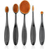 Incredible 5Pcs Oval Makeup Brushes Portable Toothbrush Oval Nylon Hair Cosmetic Makeup Blush Face Foundation Blending