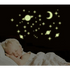 Kids Room Classic and Charming lights Starry Sky Creative Star of the World Moon Luminous Fluorescent PVC Wall Stickers