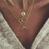 Luxury Fashion Multi - layered Snake Chain Necklace For Women Vintage Style Party Jewelry Necklace Gifts For Women - 19