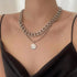 Luxury Fashion Multi - layered Snake Chain Necklace For Women Vintage Style Party Jewelry Necklace Gifts For Women - 26