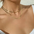 Luxury Fashion Multi - layered Snake Chain Necklace For Women Vintage Style Party Jewelry Necklace Gifts For Women