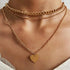 Luxury Fashion Multi - layered Snake Chain Necklace For Women Vintage Style Party Jewelry Necklace Gifts For Women - 17
