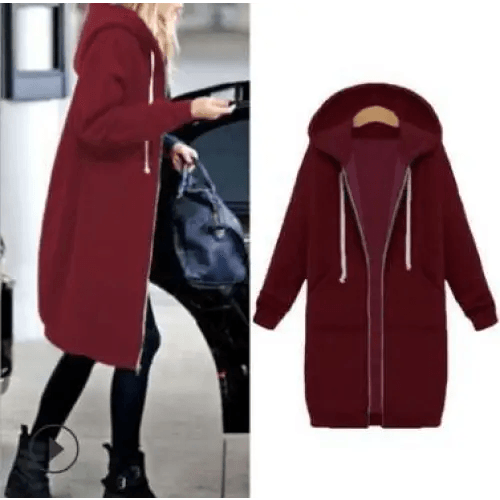 Luxury Women's Autumn Winter Thickening Hoodies Leisure Loose Hooded Jackets Pockets Plus Size Sweatshirt Sports Dresses Outwear - Treko - Cool Fashion, Cool Hoodies, Hoodies, Hoodies And Pants, Hoodies Sweatshirts, Jacket Hoodies, Loose Hoodies, Luxury Hoodies, Modern Hoodies, Multi Pockets Hoodies.  2021 dress, New Hoodies, New Sweatshirt, Stylish Hoodies, Sweatshirt, Women hoodie, Zipper Hooded- Stevvex.com