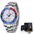 Black Multifunctional Sport Men Watches Luxury Quartz Watches Fashion Chronograph Stylish Elegant Comfortable Watch For Men