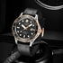 Black Multifunctional Sport Men Watches Luxury Quartz Watches Fashion Chronograph Stylish Elegant Comfortable Watch For Men